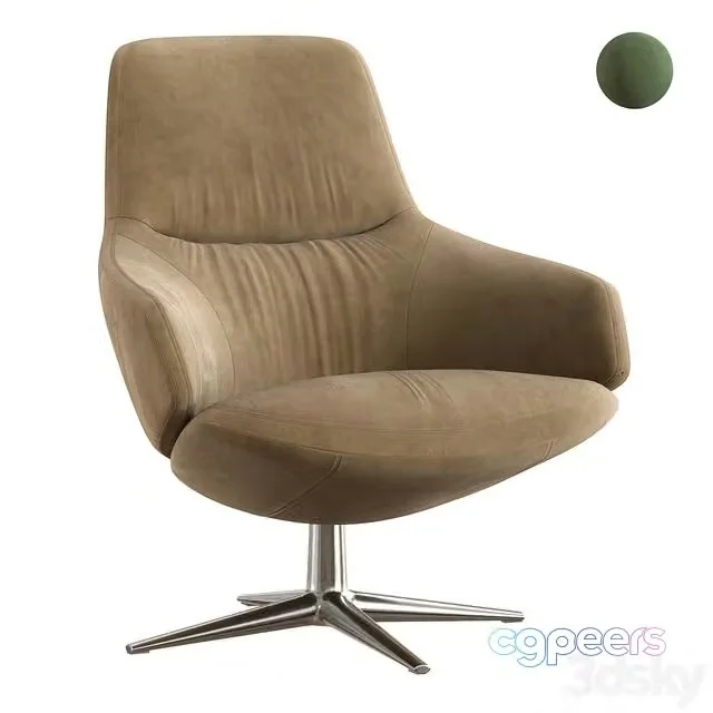 3ds Max Free – Aston club arm chair