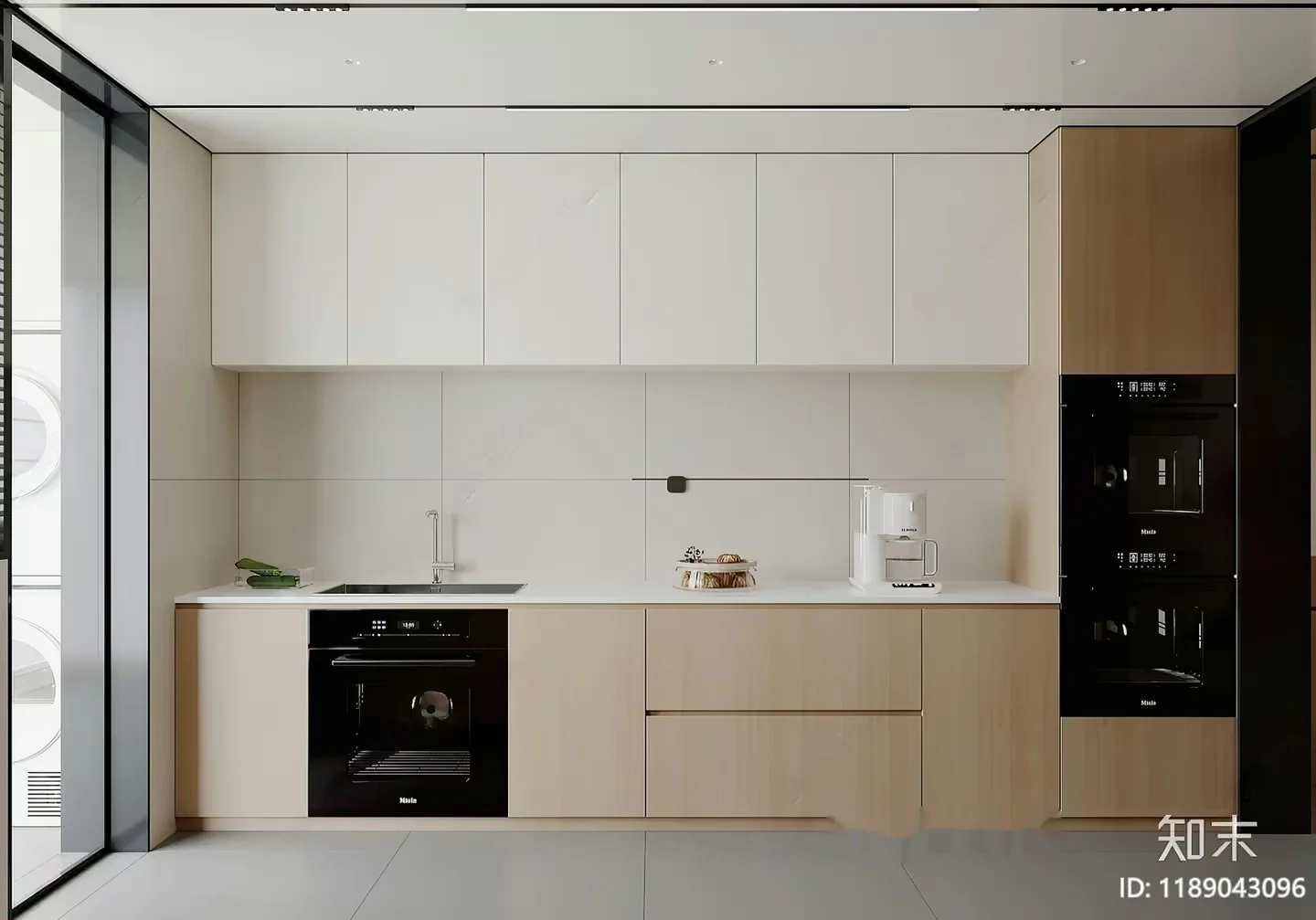 Modern Kitchen 3D Model – 23752 – VRAY Render