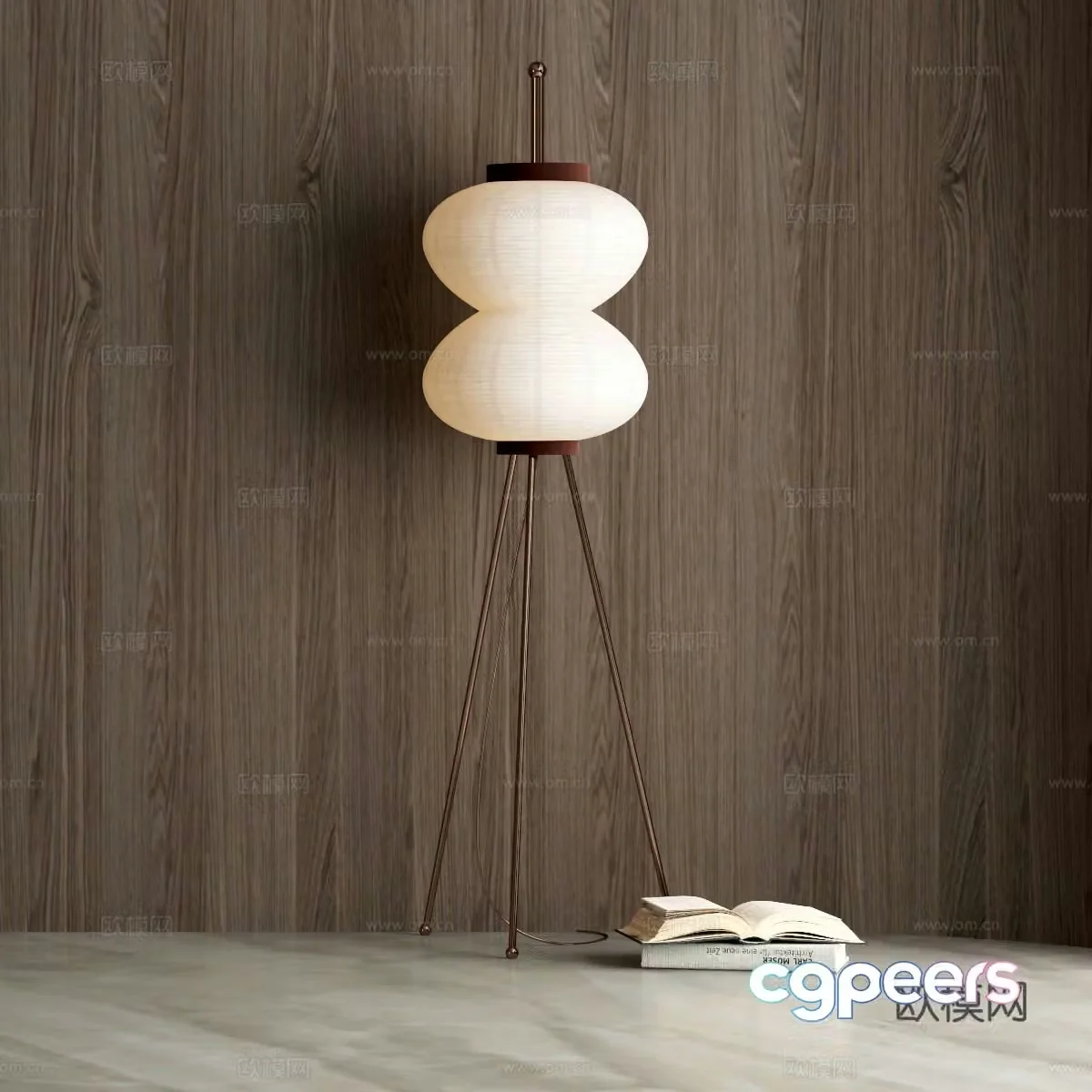 Wasabi Middle Ages Floor Lamp 3D Model