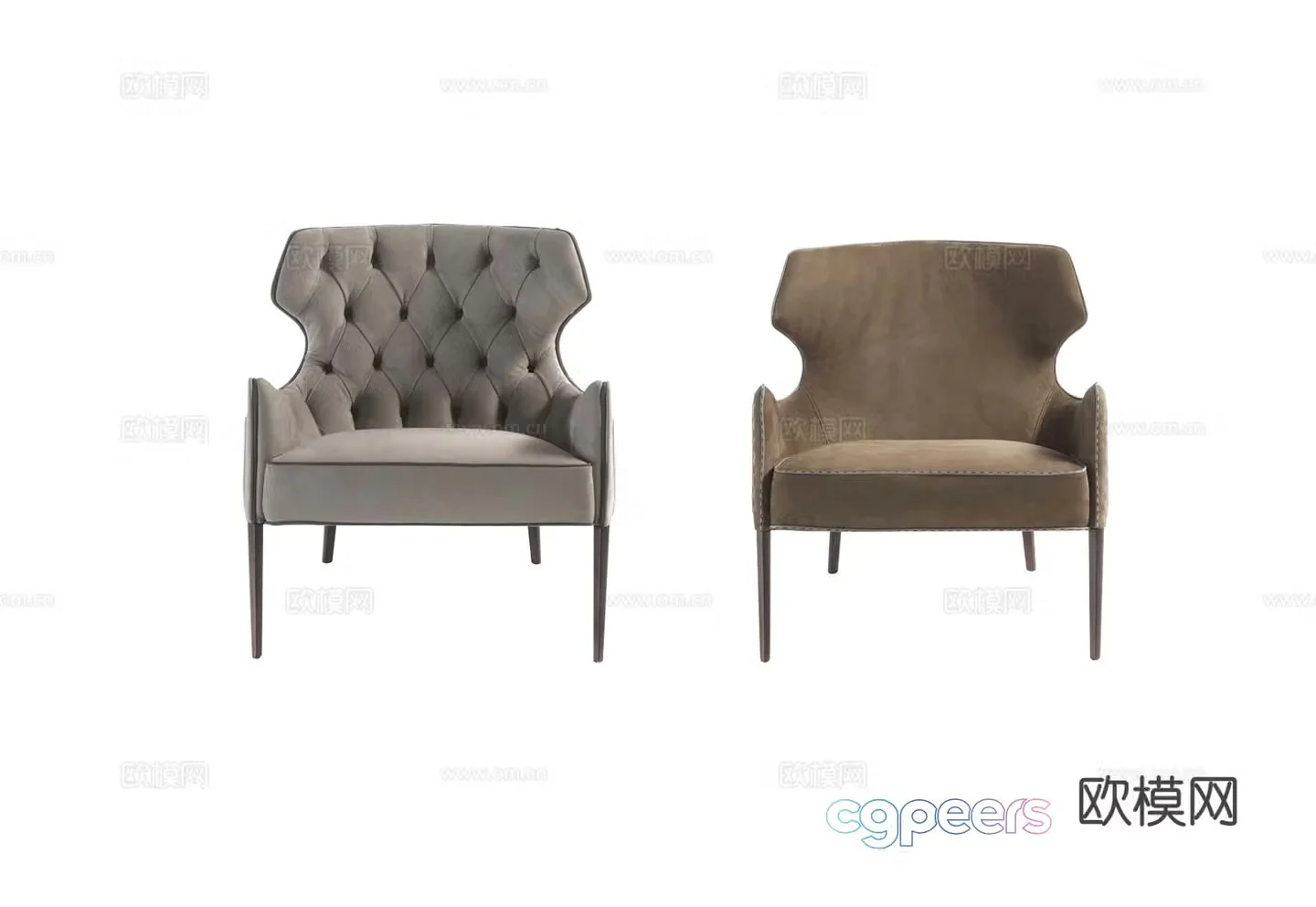 VittoriaFrigerio PIOLA armchair 3d model