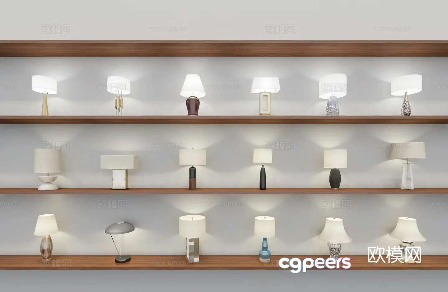 Table lamp 3d model