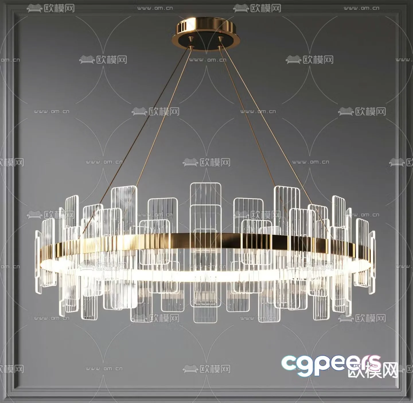 Modern crystal chandelier art chandelier creative chandelier 3d model