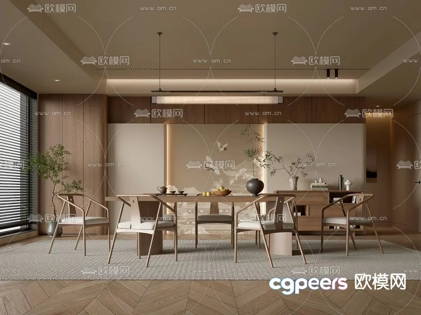 New Chinese Restaurant Song’s Aesthetics 3D Model