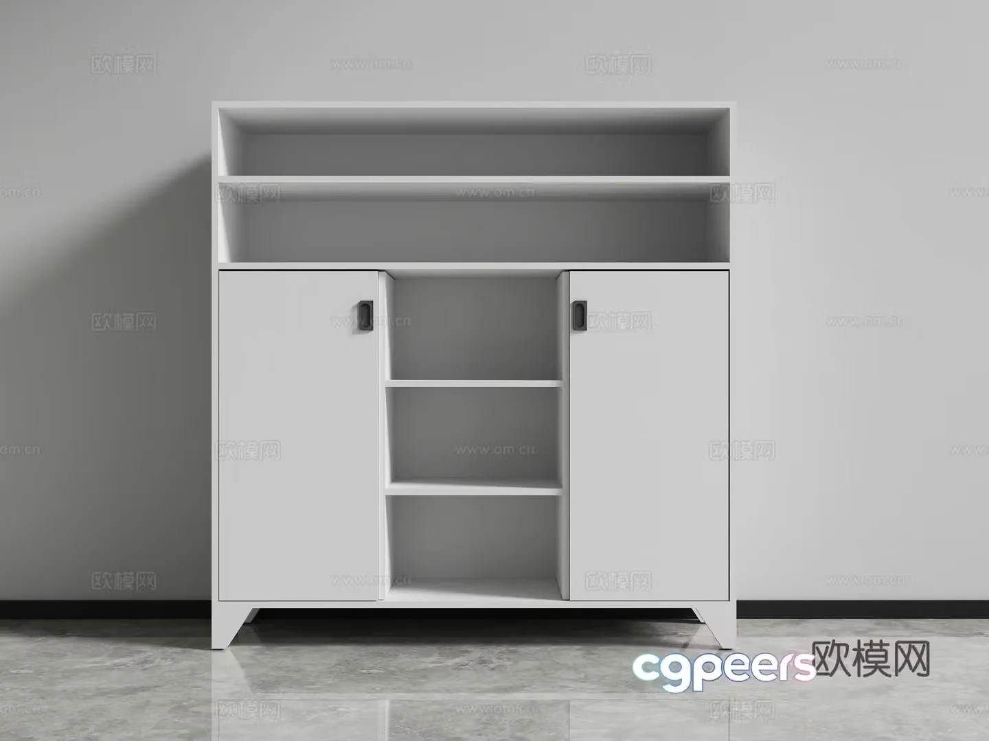 File cabinet locker 3d model