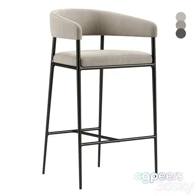 3ds Max Free – Kronig Bar stool