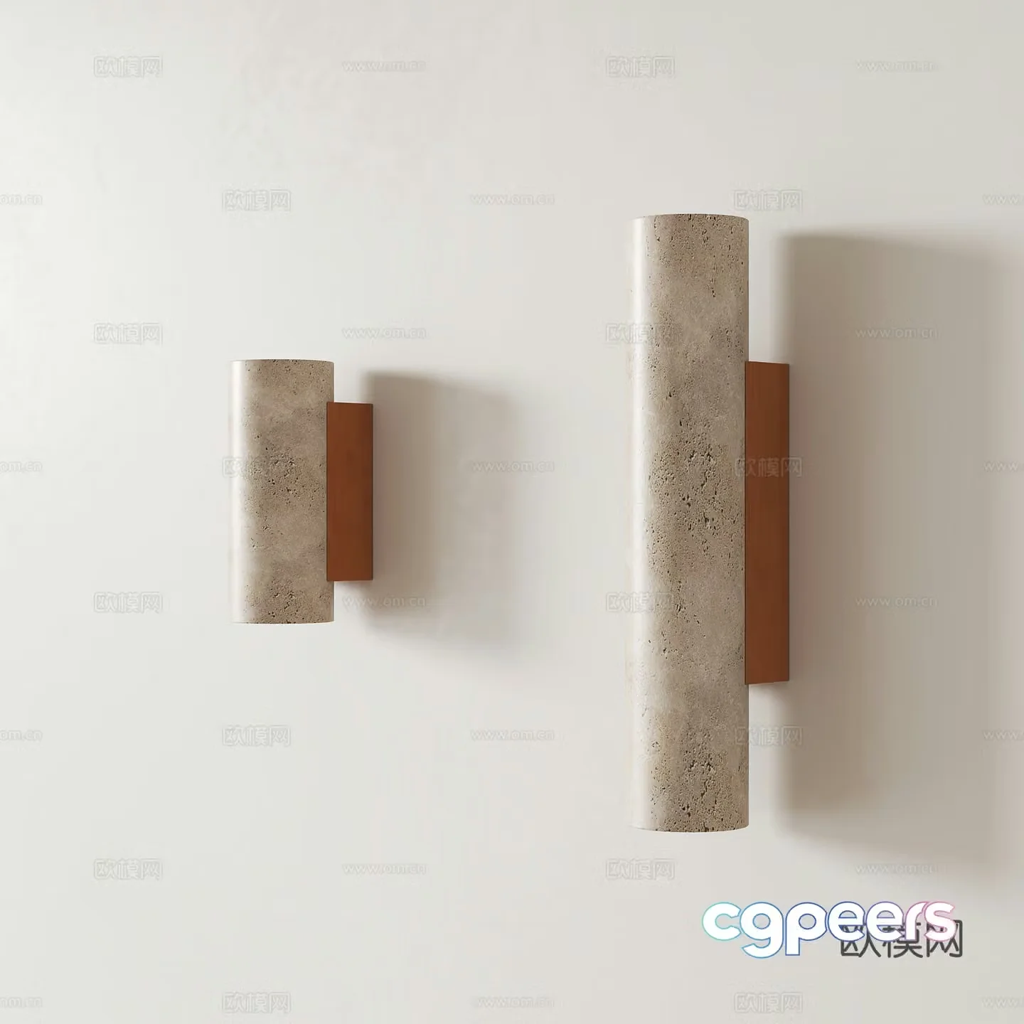 Medieval style wall lamp 3d model
