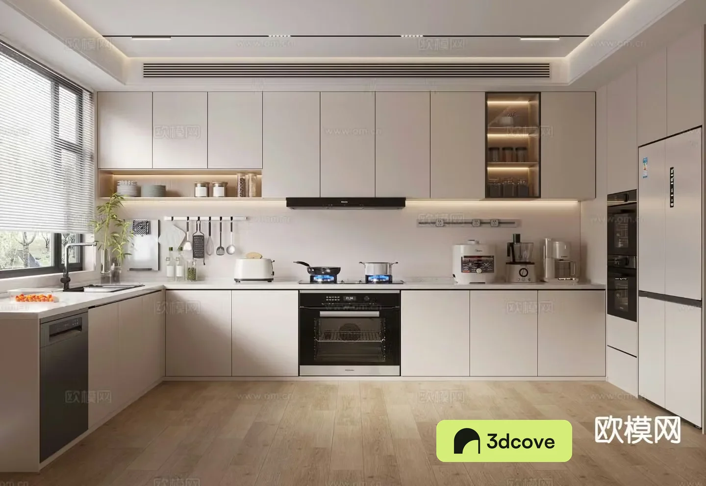 modern kitchen cabinet