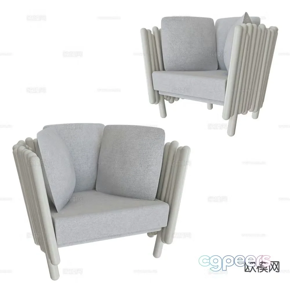 Serralunga single sofa 3d model