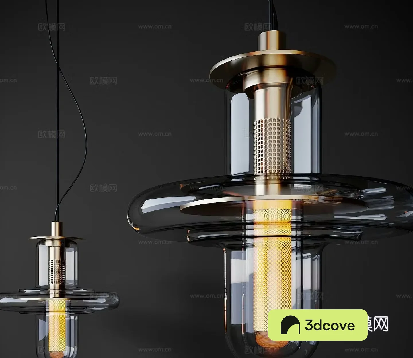 glass chandelier