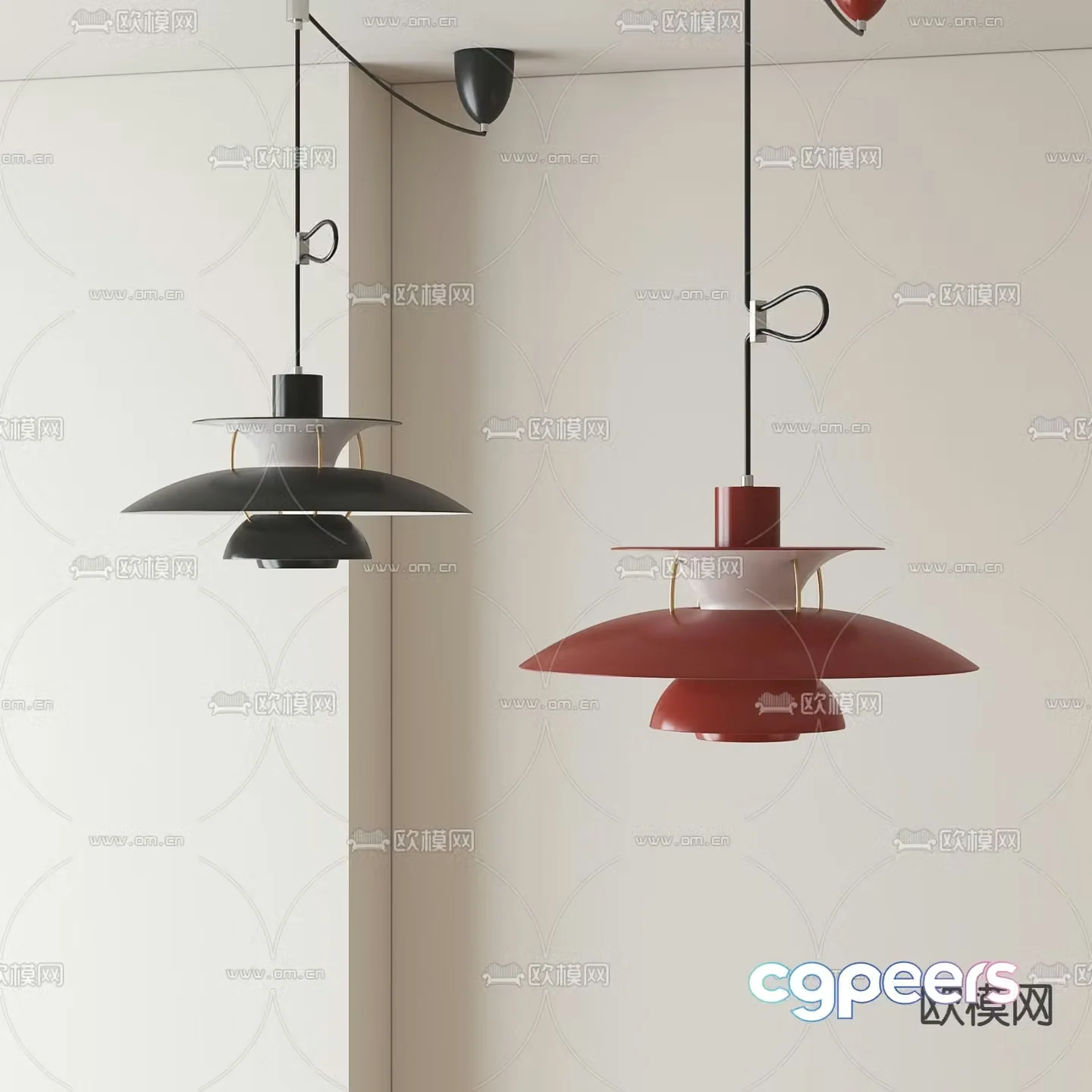 3D model of medieval style chandelier