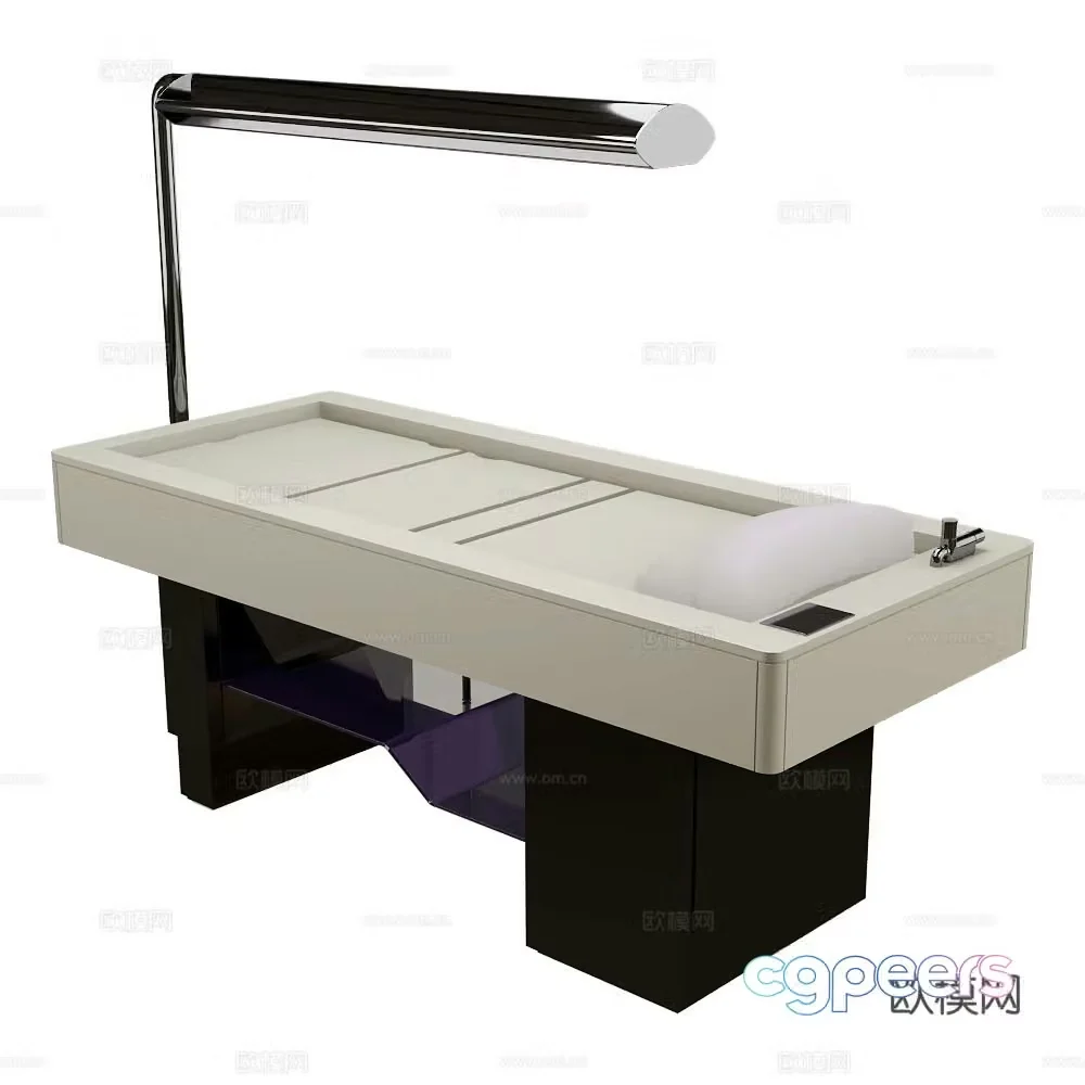 ISO Modern Massage Bed Workbench Washing Bed 3D Model