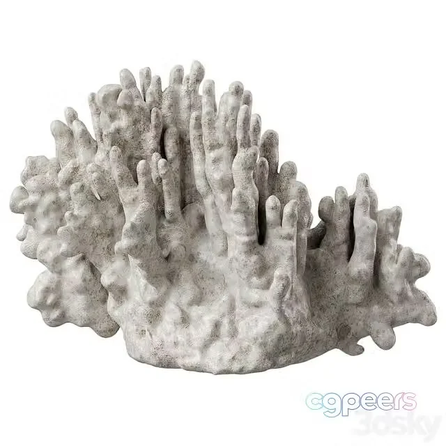 3ds Max Free – Regina Andrew White Resin Coral Decorative Sculpture