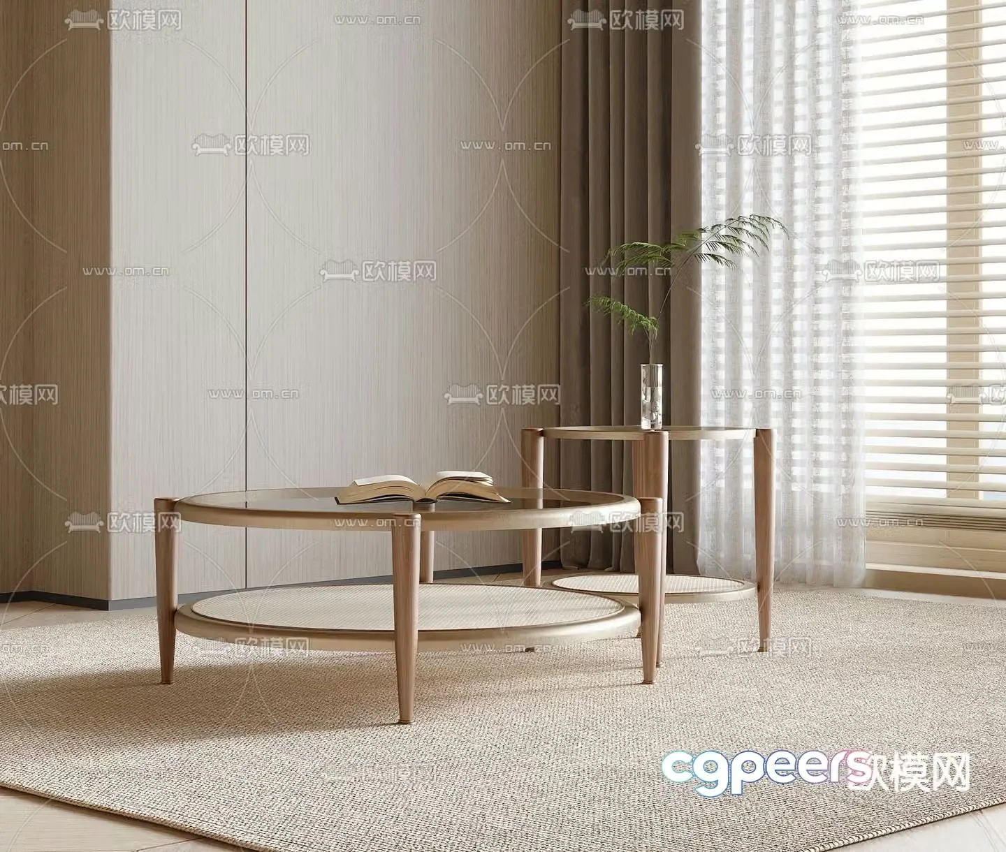 3D model of mother-in-law coffee table