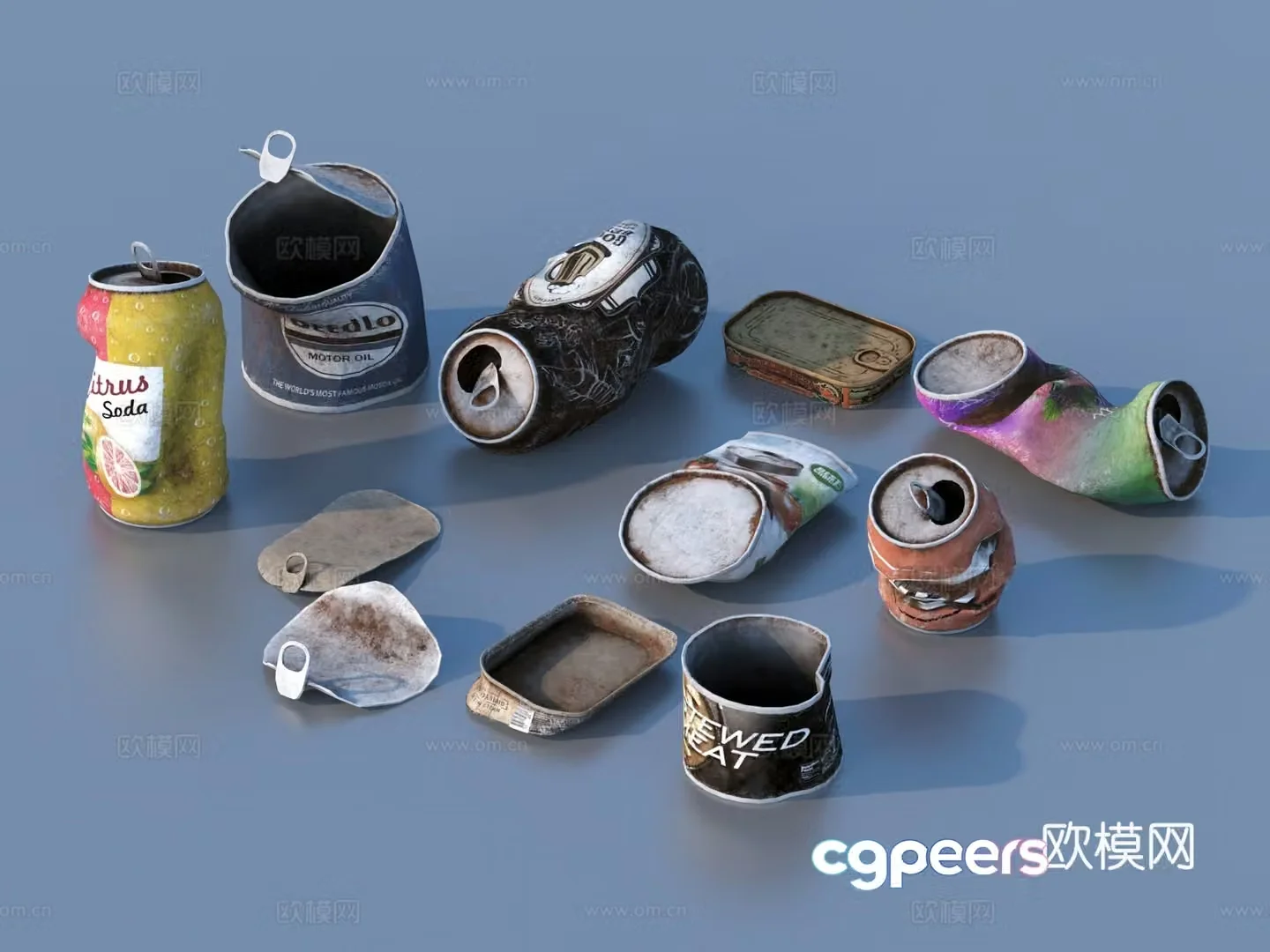 Can Iron Can 3D Model