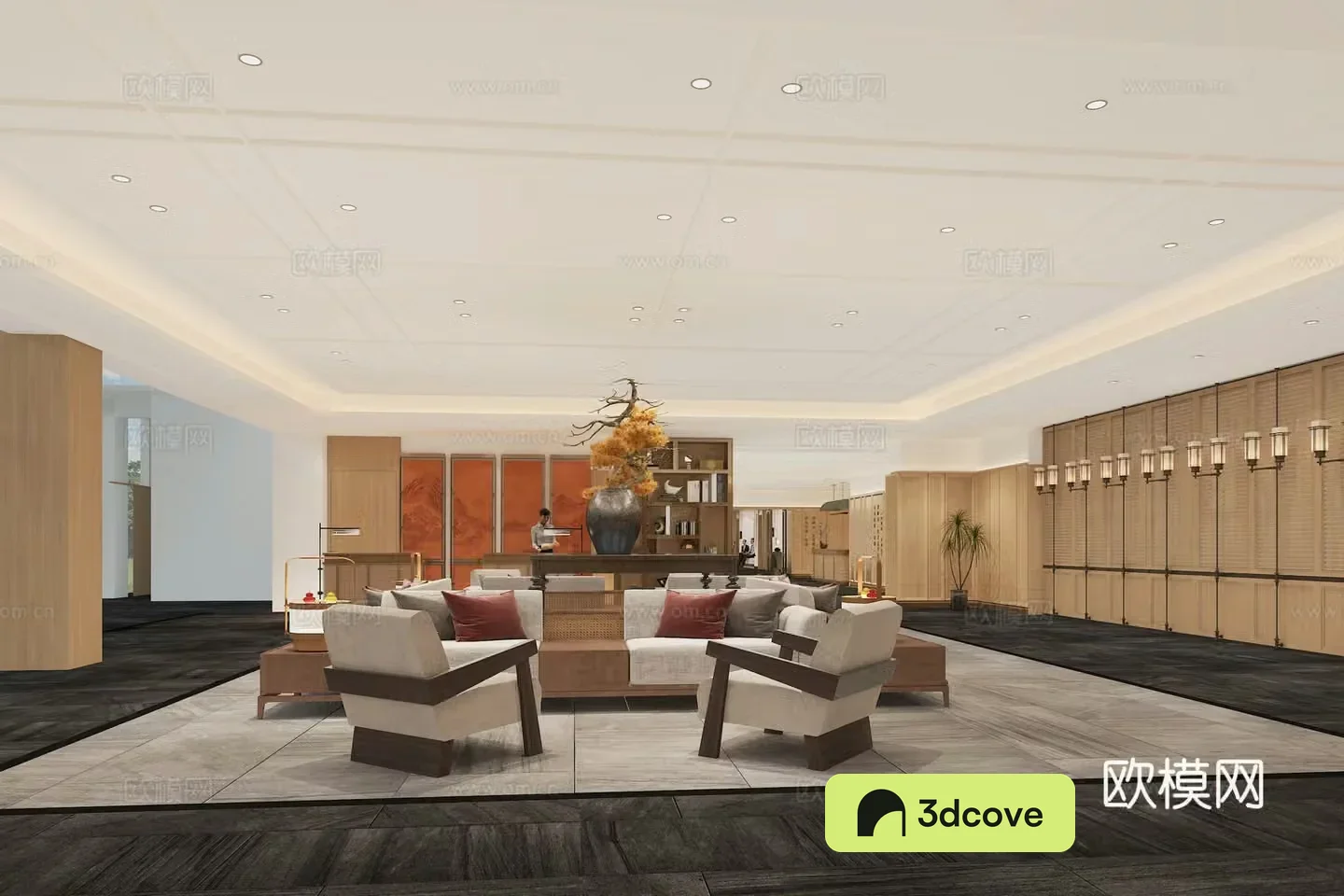 New Chinese hotel hall