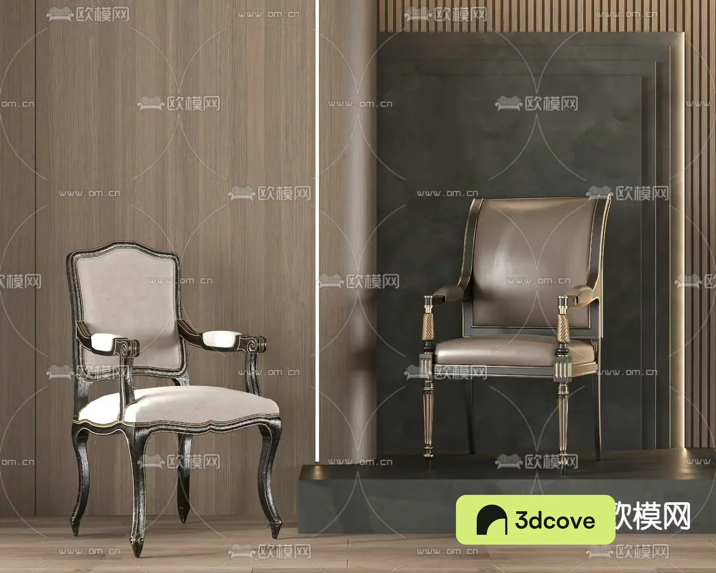 European style chair dining chair