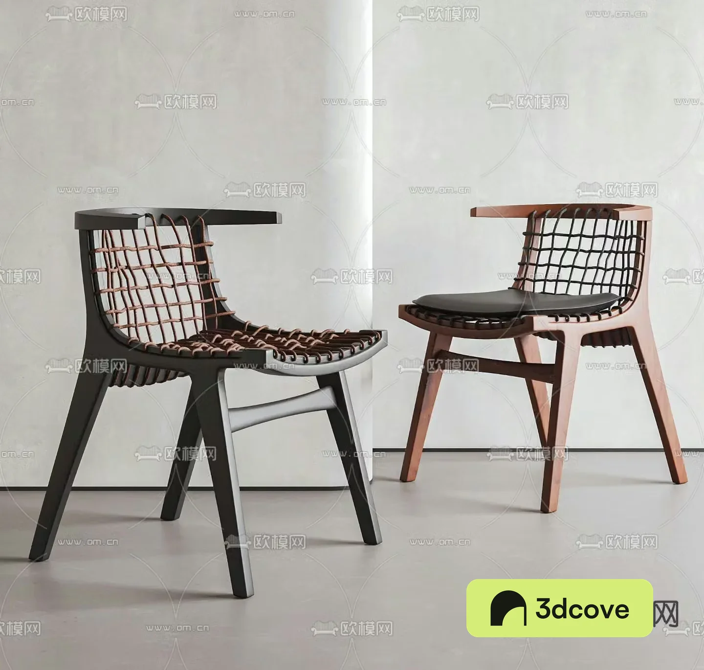 Wabi-sabi chair rattan leisure chair