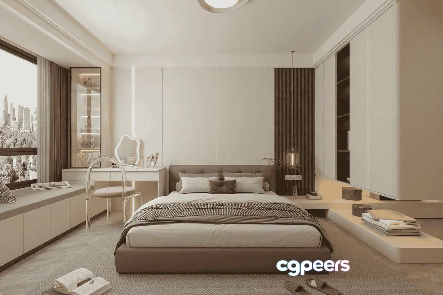 Modern Bedroom 3D Model – 14859 – VRAY Render