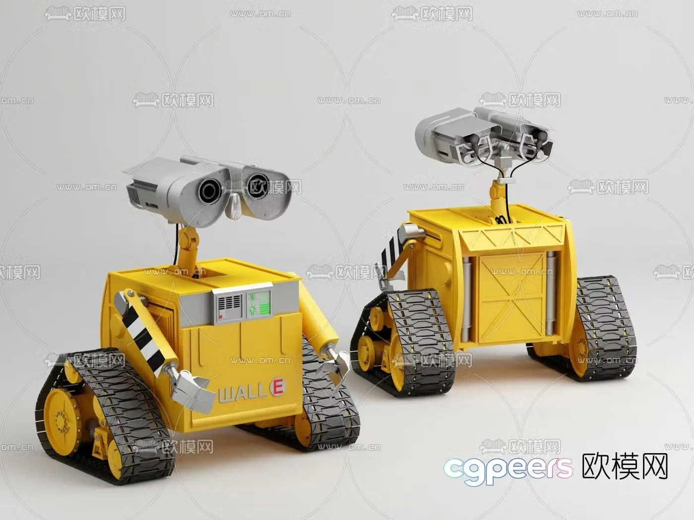 Modern Wall-E robot toy 3d model