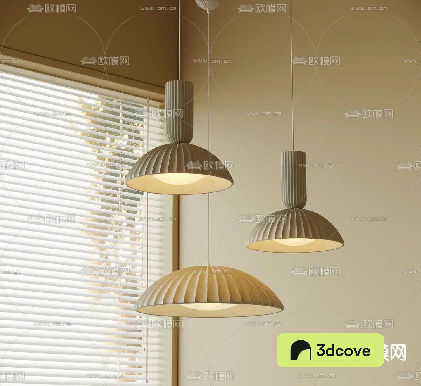 Wabi-sabi small chandelier