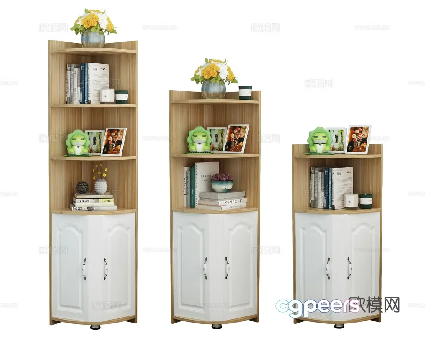 Modern corner cabinet 3d model