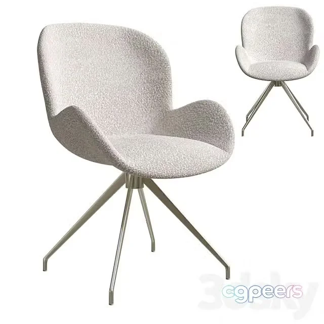 3ds Max Free – Boucle Dining Chair