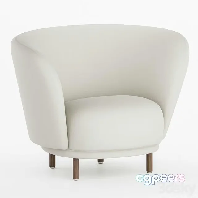 3ds Max Free – Dandy Armchair Massproductions