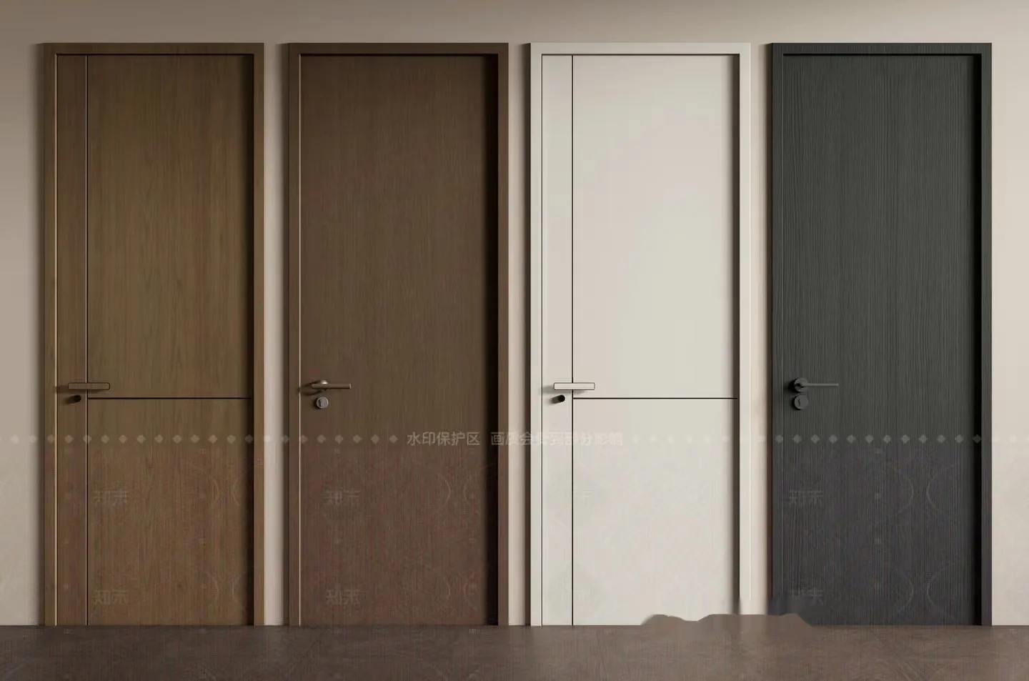 Modern Interior Doors 3D Model – 10721 – VRAY Render