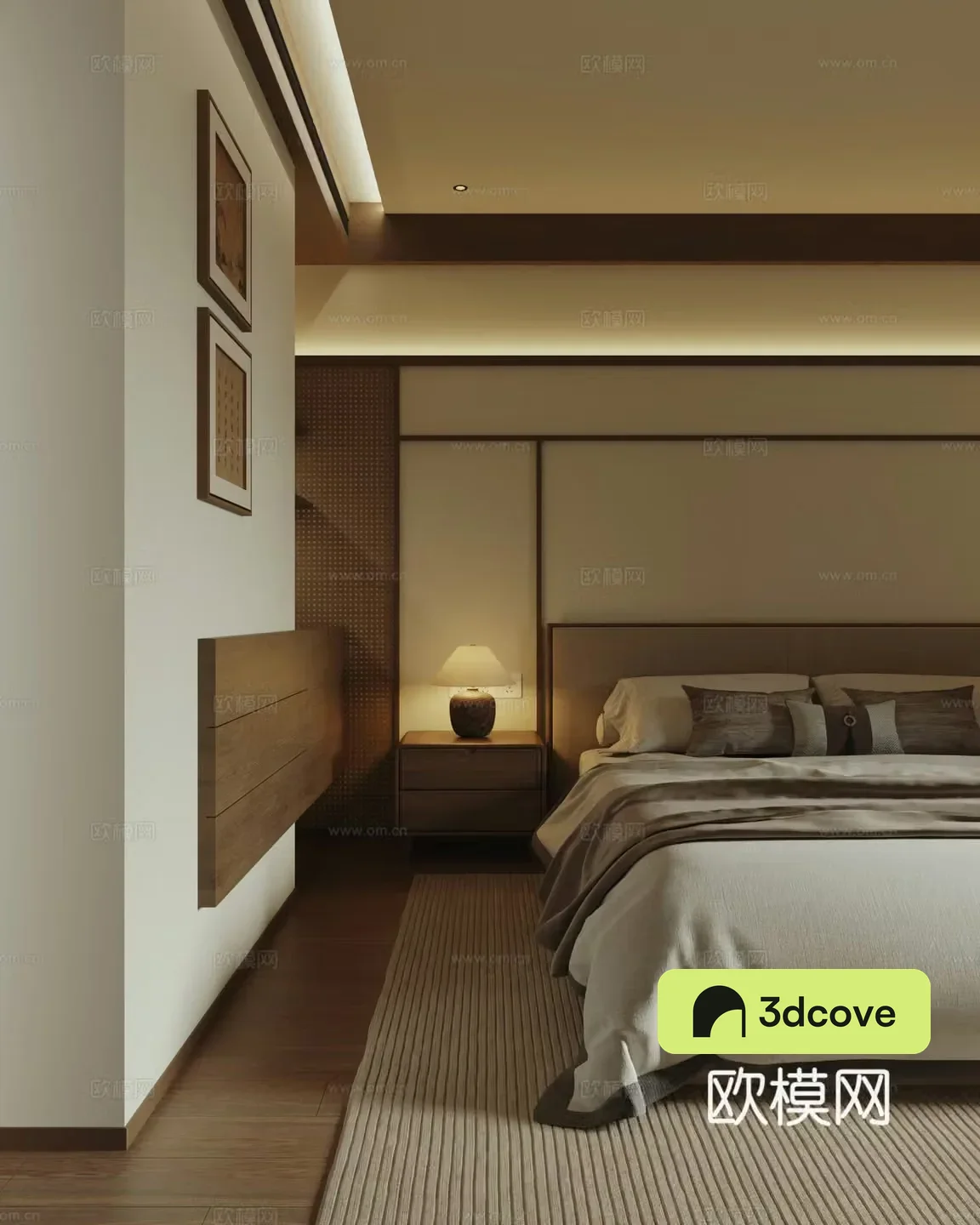 New Chinese Song style bedroom