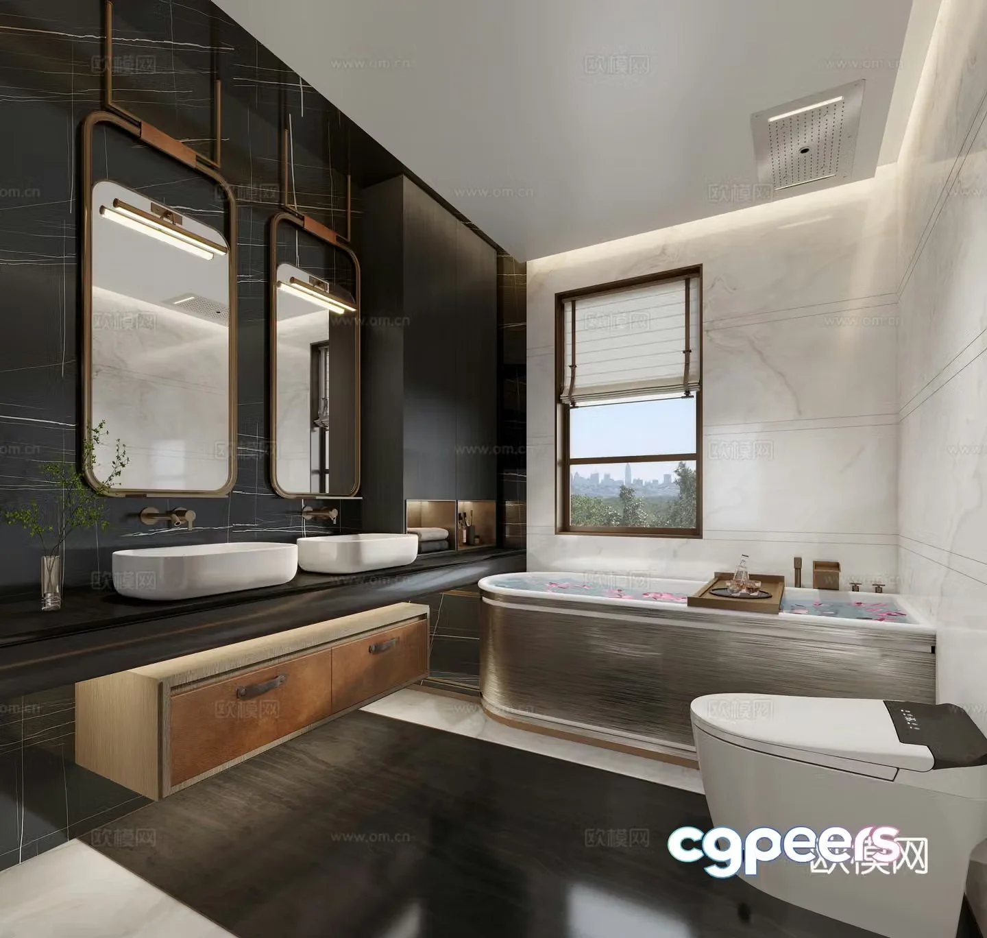 Main bathroom 3D model
