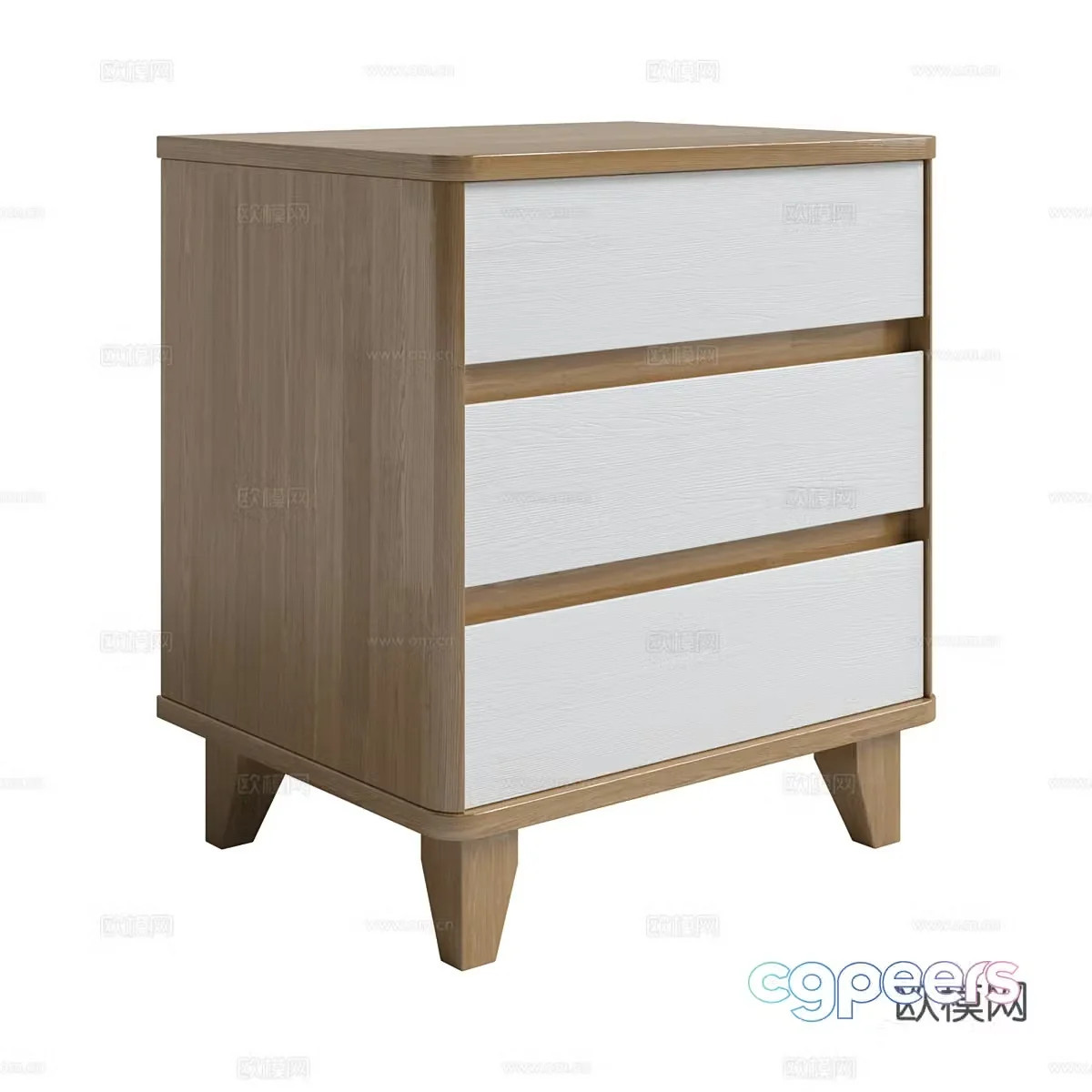 Bedside table 3d model