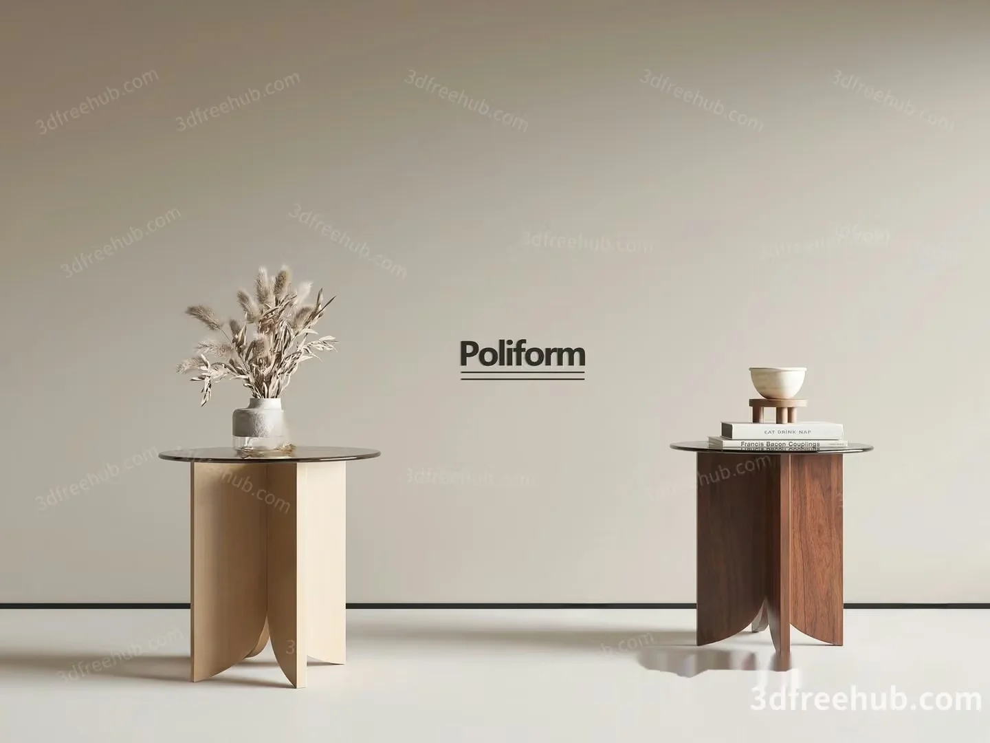 Simple Side Tables 3D Model – 23261 – VRAY Render
