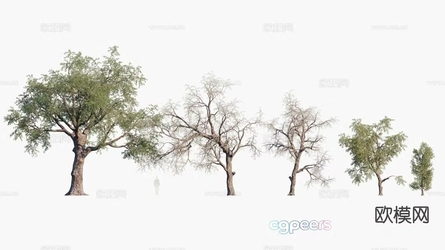 Trees Big Tree Landscape Tree 3D Model