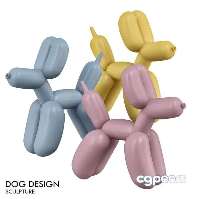 3ds Max Free – DESIGNER DOG SCULPTURE IMPERIUMLOFT-SKT00180