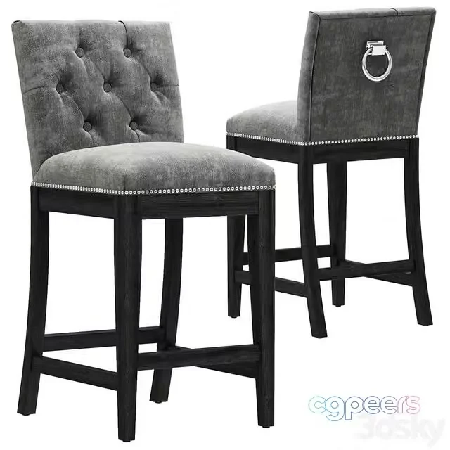3ds Max Free – EICHHOLTZ Counter Stool Domino