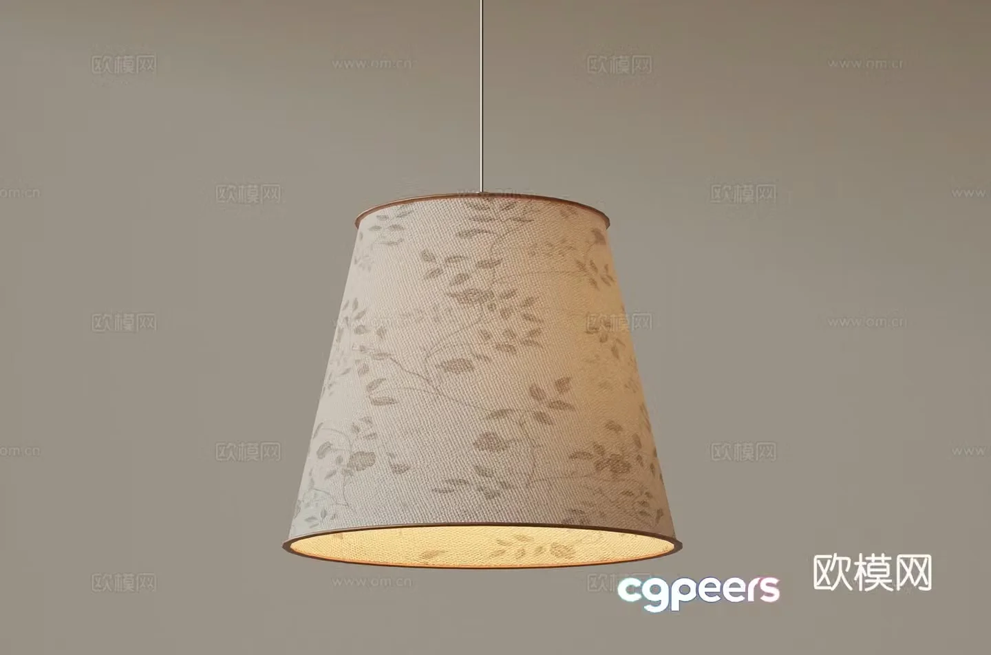 Modern medieval style chandeliers minimalist chandeliers Nordic simple chandeliers bedroom bedside chandeliers single head 3D model