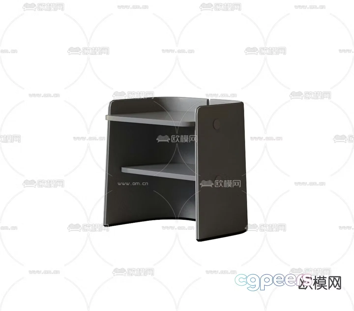 Modern bedside table 3d model