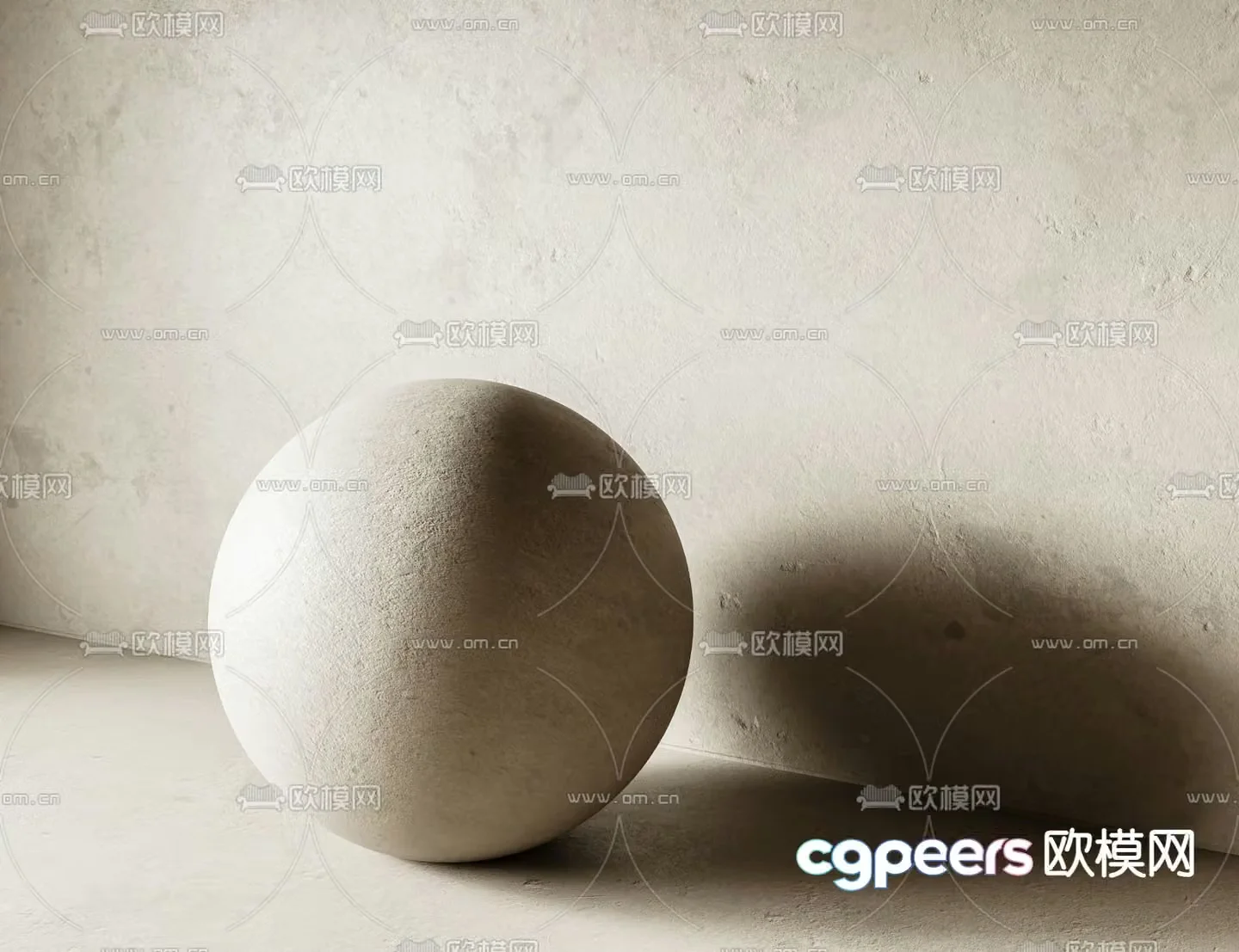 Cement wall micro cement wall 3d model