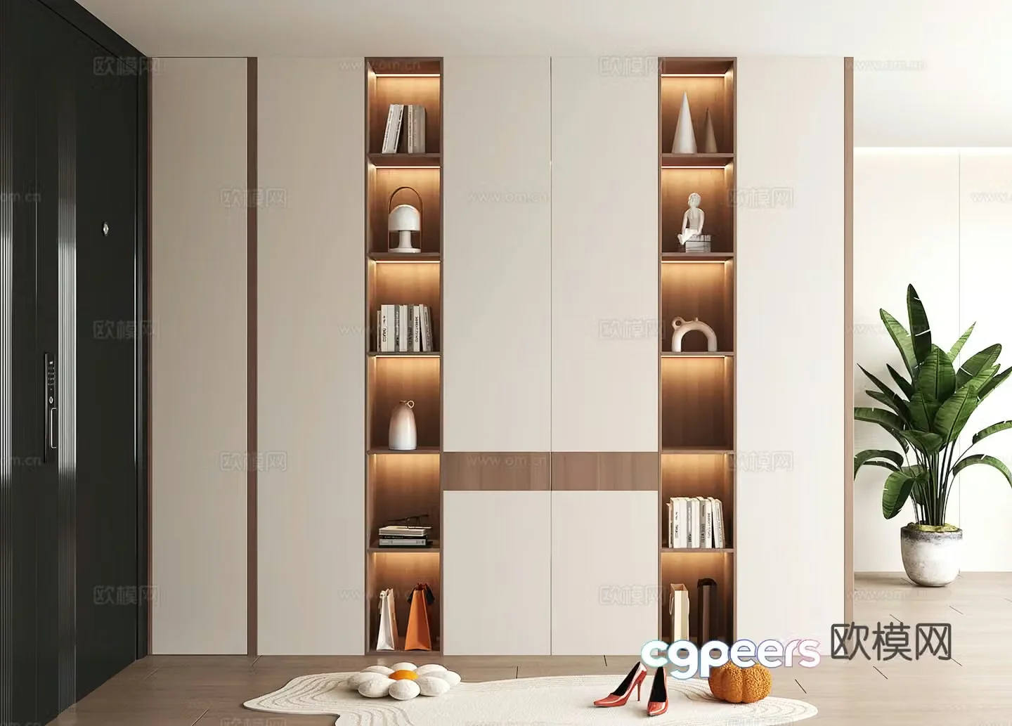 Shoe cabinet design shoe cabinet partition shoe cabinet porch shoe cabinet hotel shoe cabinet 3D model