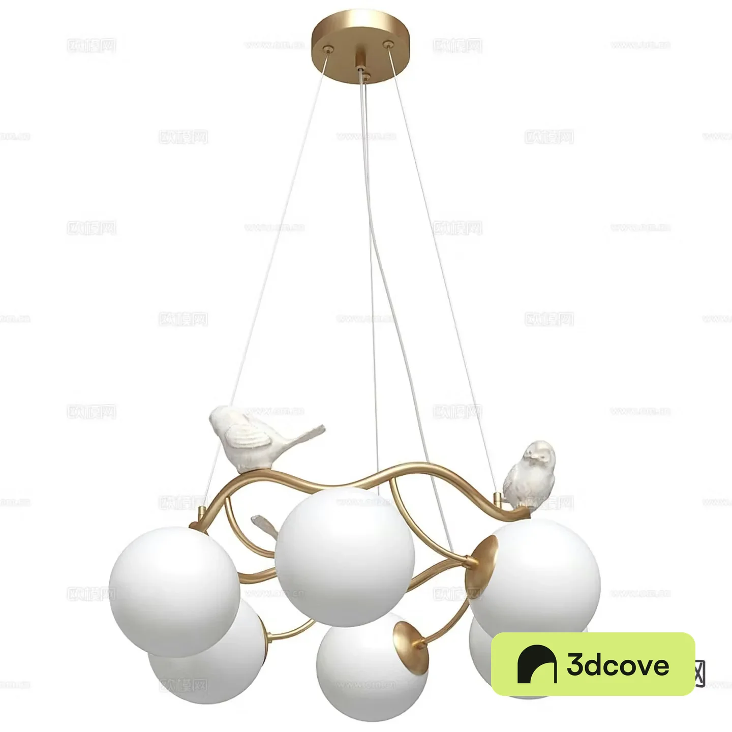 French chandelier spherical chandelier