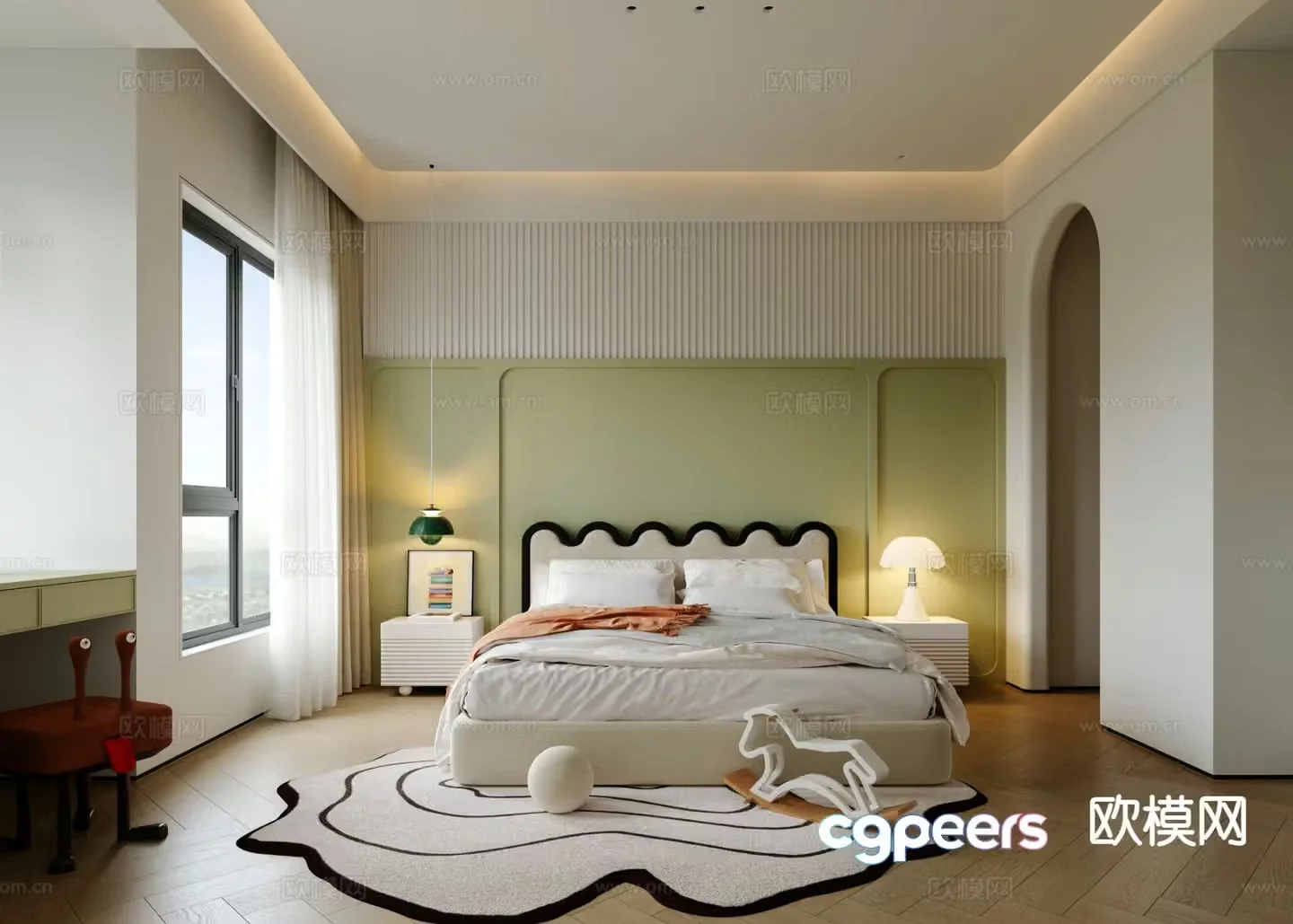 French style children’s room children’s room 3d model