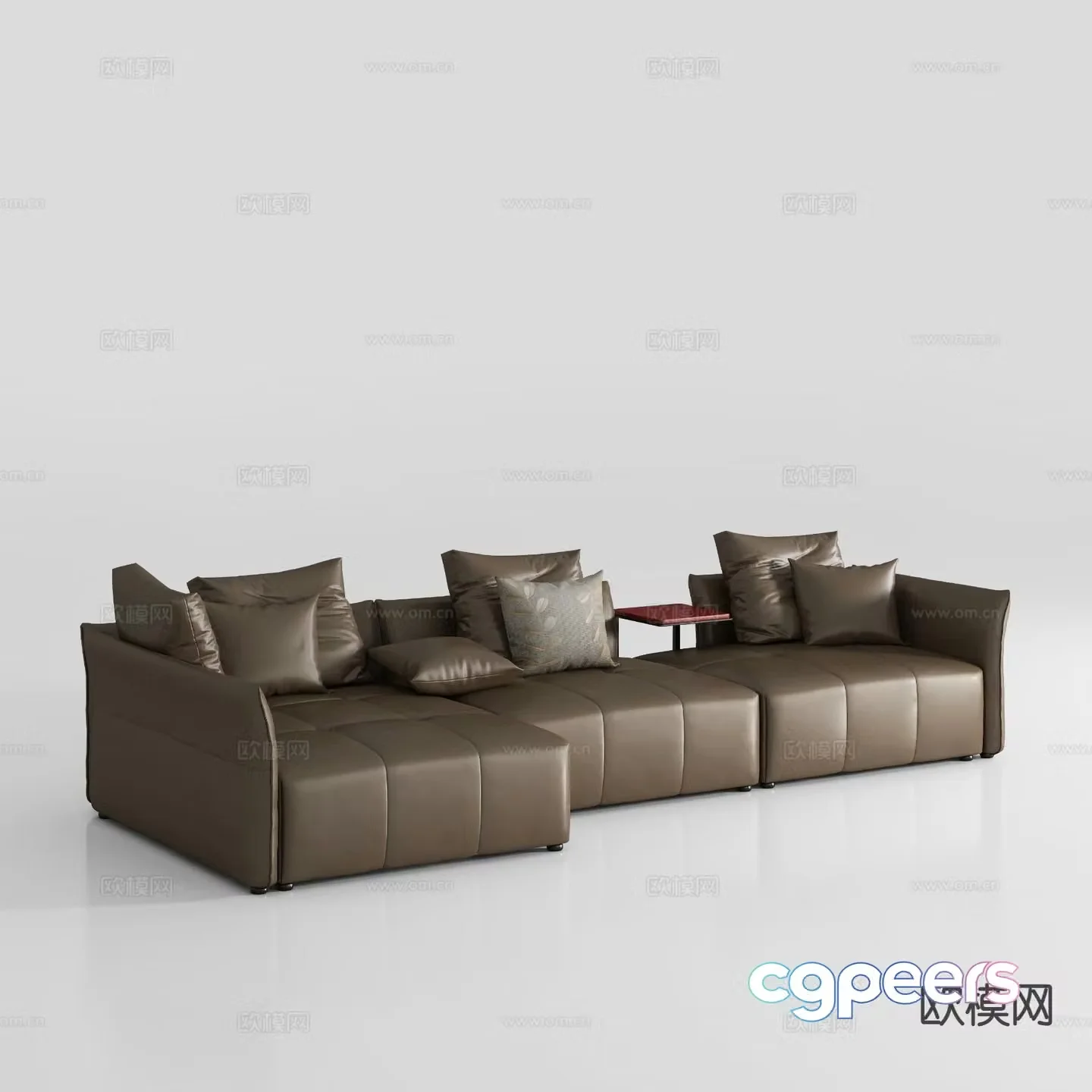 Multi-person sofa corner sofa 3d model