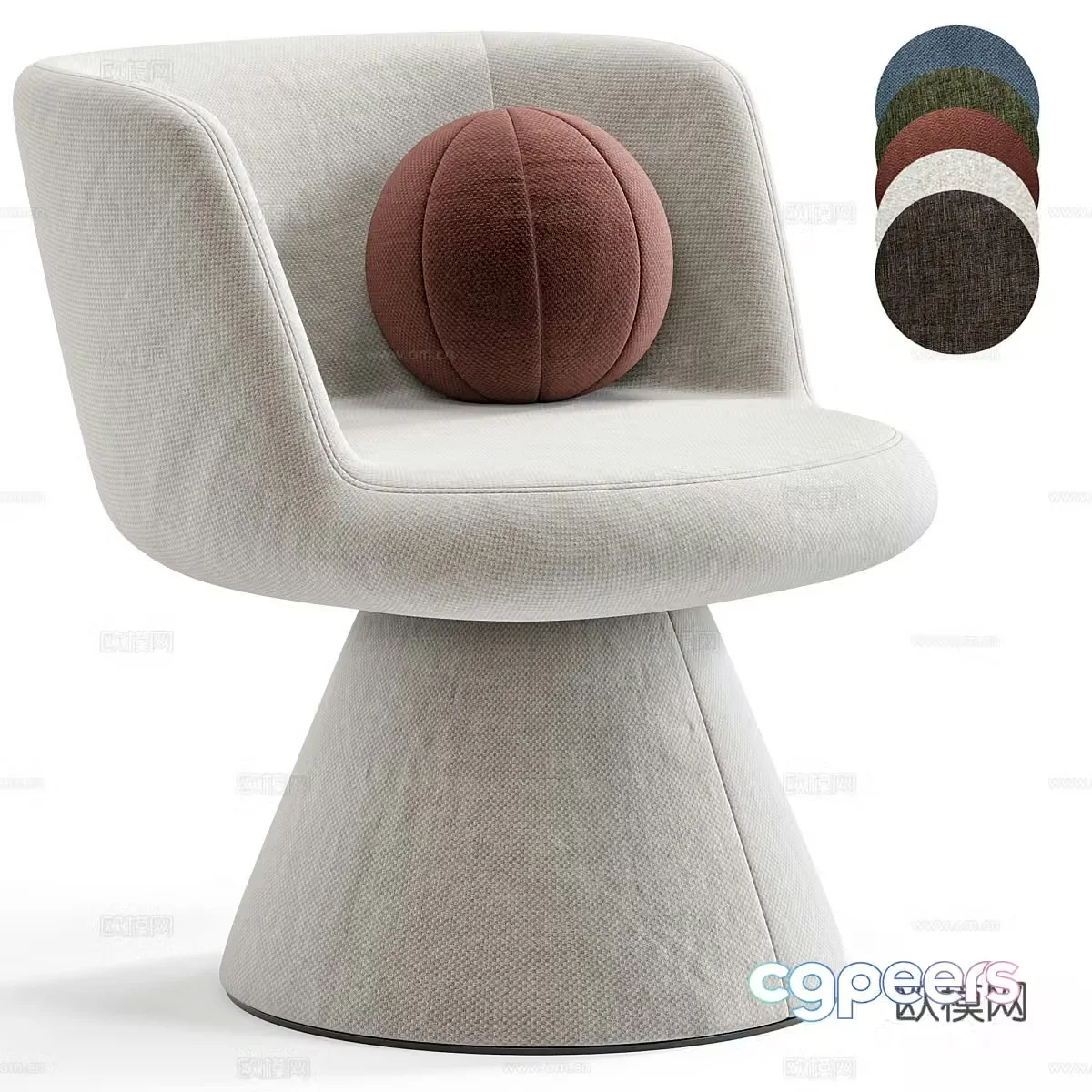 Modern Italian Sofa 3D Model