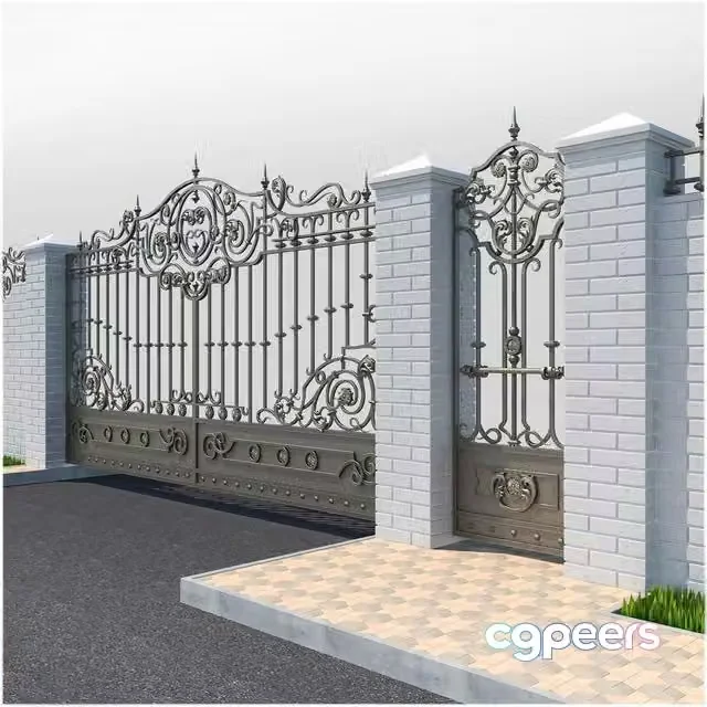 3ds Max Free – Forged gates 2252