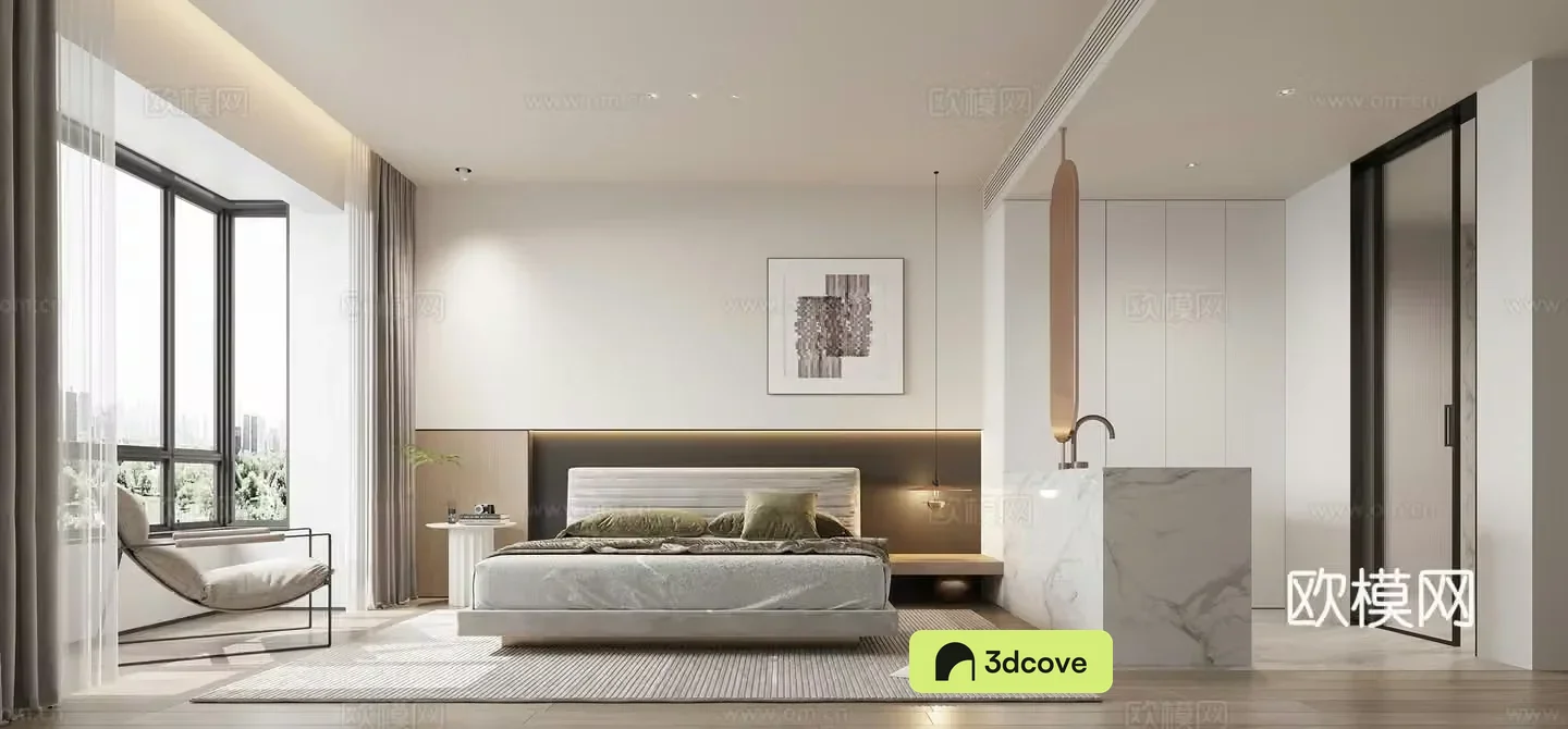 Modern bedroom