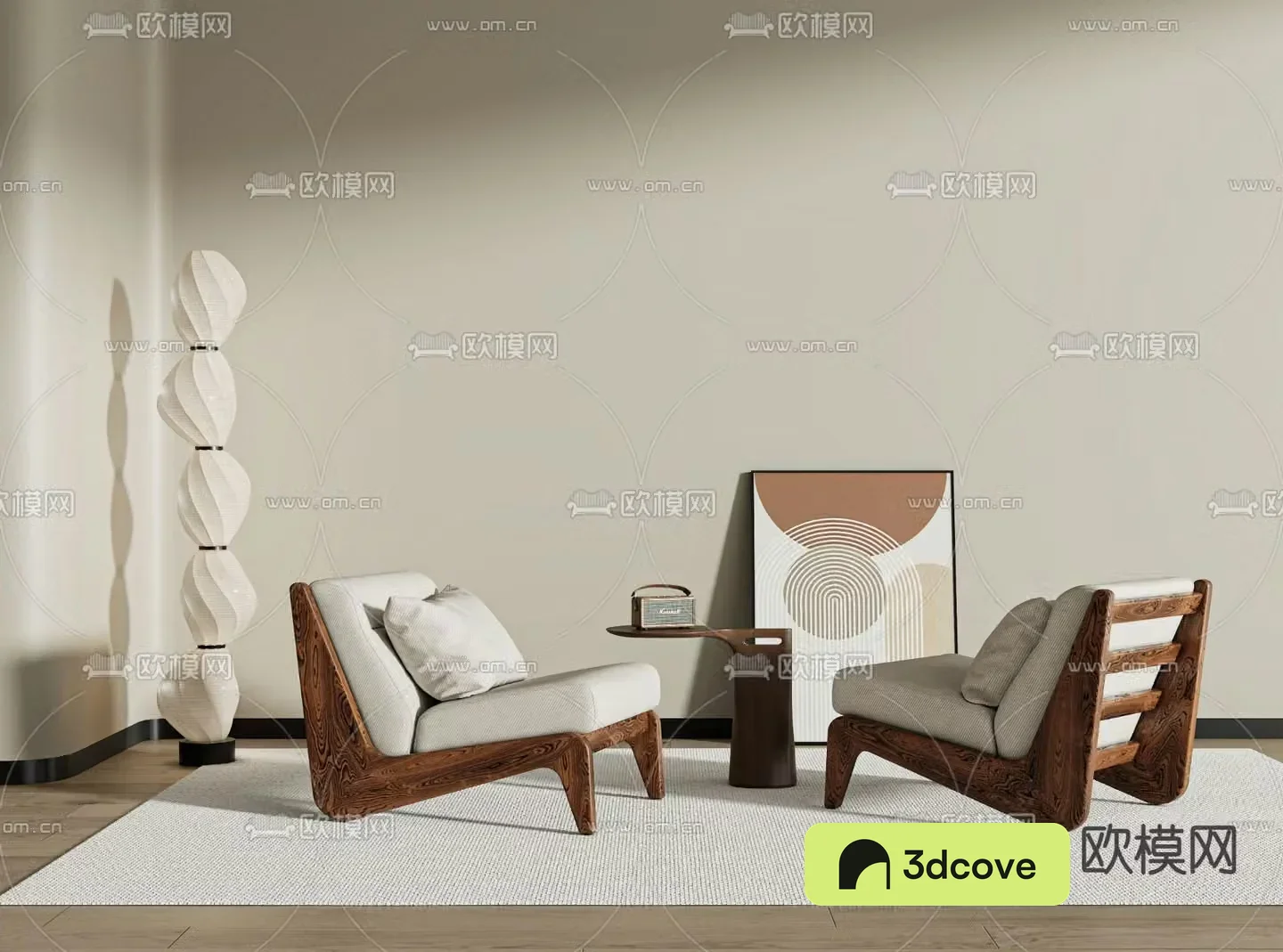 wabi-sabi lounge chair