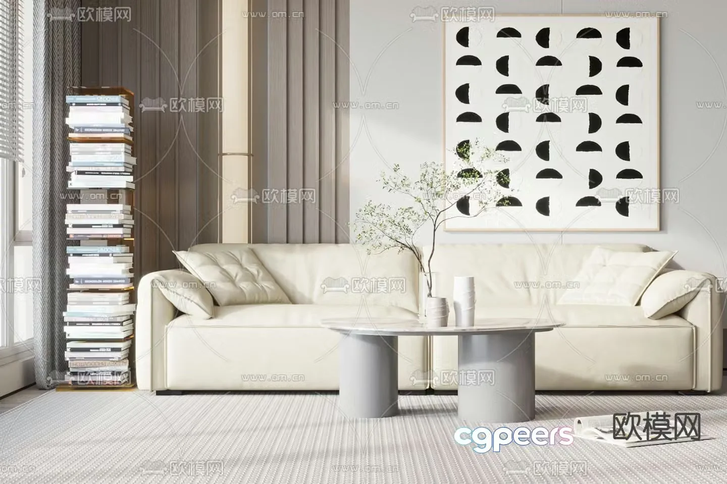 Wasabi sofa 3D model
