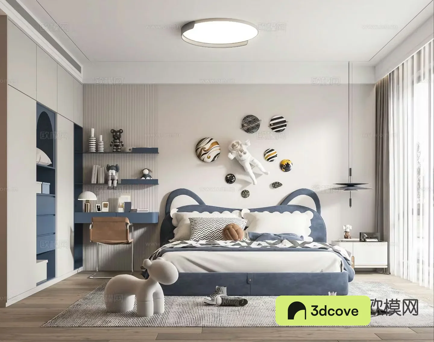Modern children’s room boy’s room kid’s room