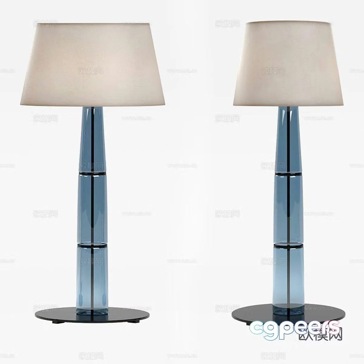 New Chinese style light luxury Promemoria Dora floor lamp 3D model