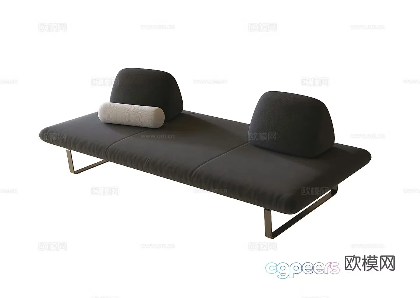 Modern sofa bench bench bed end stool 3d model